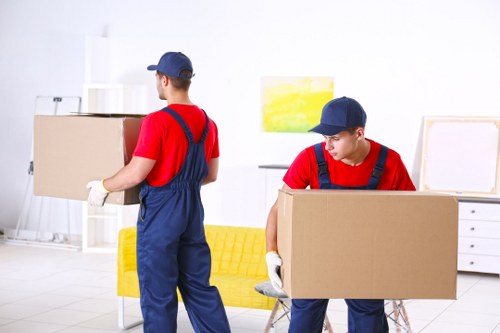 Professional office relocation team planning a business move in Ruislip