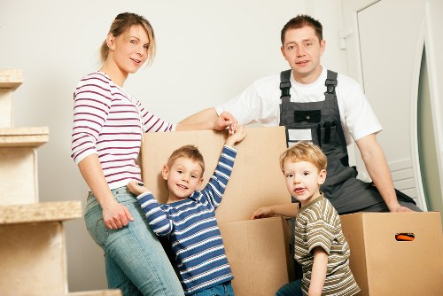 Moving team from Ruislip Man And Van handling items safely with protective gear