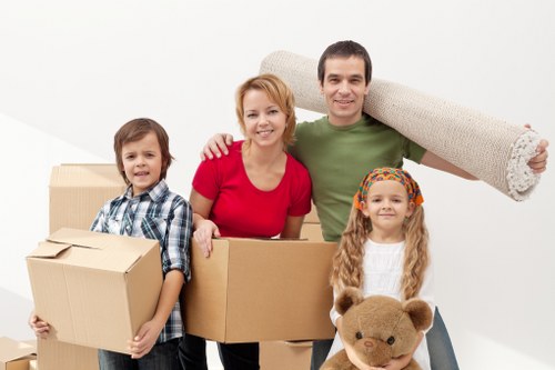 Professional movers loading furniture for same day removals in Ruislip