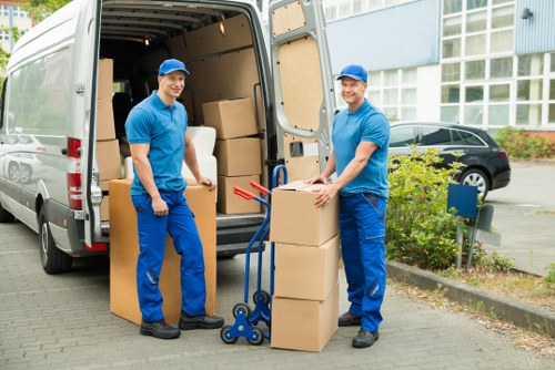 Organised office packing and relocation setup for businesses in Ruislip