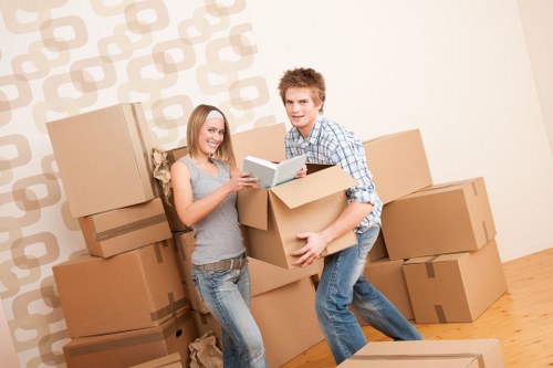 Careful packing supplies used for removals in Ruislip