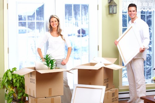 Careful furniture packing for a relocation in Ruislip